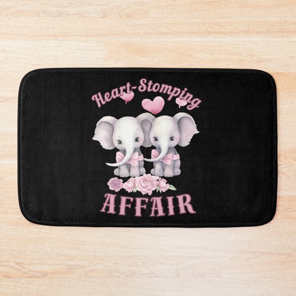 Item preview, Heart-Stomping Affair. elephant face designed and sold by ElephantVibes.