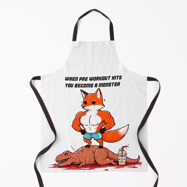 Item preview, When Pre Workout Hits: Muscle Fox designed and sold by LemuellTrends.