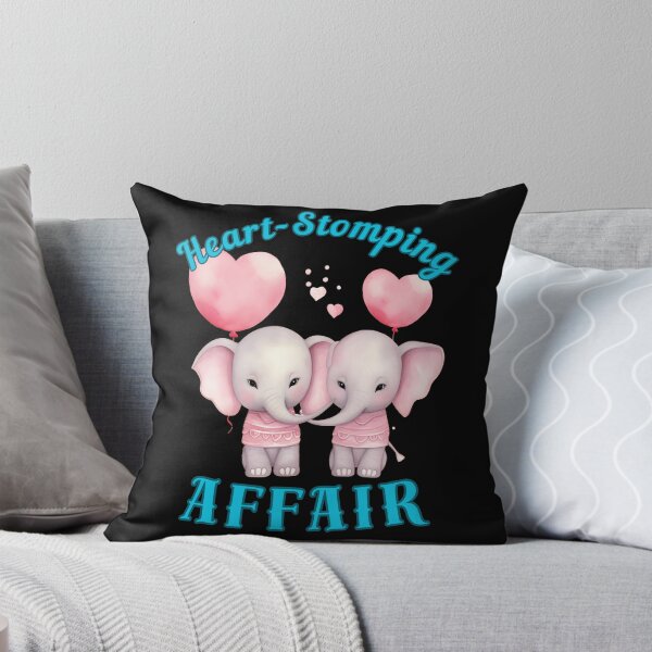 Item preview, Heart-Stomping Affair. adorable elephant designed and sold by ElephantVibes.