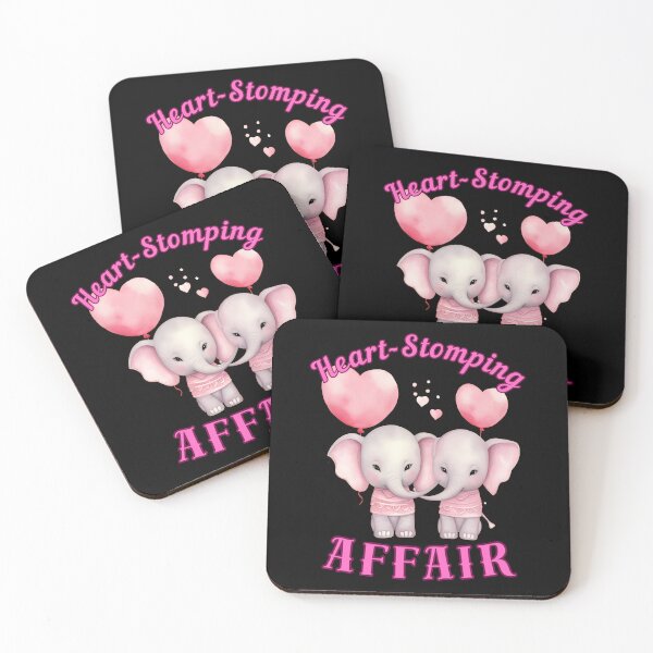 Item preview, Heart-Stomping Affair. elephant saying designed and sold by ElephantVibes.