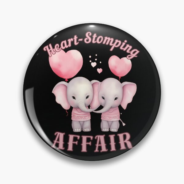 Item preview, Heart-Stomping Affair. elephant quote designed and sold by ElephantVibes.