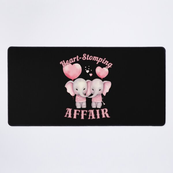 Item preview, Heart-Stomping Affair. elephant quote designed and sold by ElephantVibes.