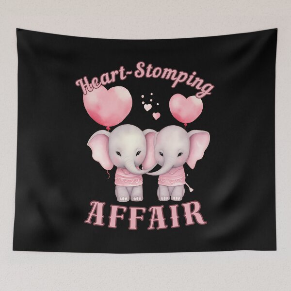 Item preview, Heart-Stomping Affair. elephant quote designed and sold by ElephantVibes.
