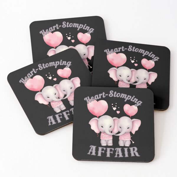 Item preview, Heart-Stomping Affair. Flower elephant designed and sold by ElephantVibes.