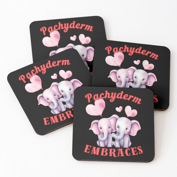 Item preview, Pachyderm Embraces. colorful elephant designed and sold by ElephantVibes.