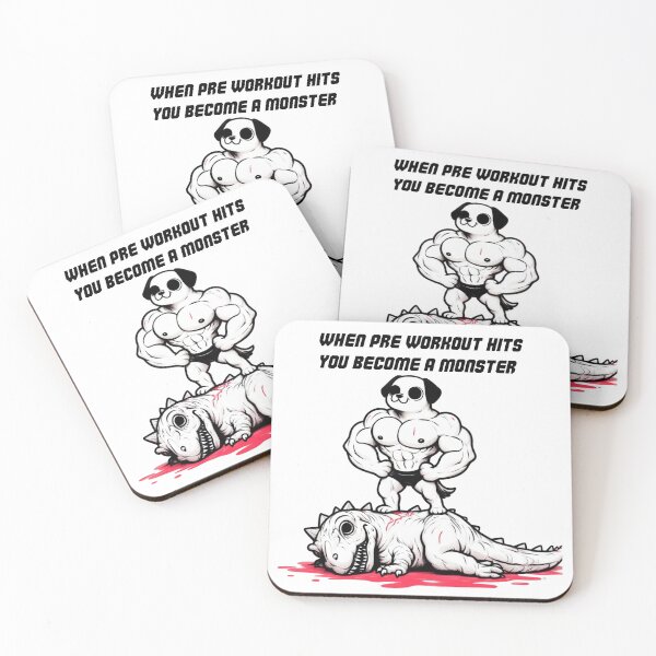 Item preview, When Pre Workout Hits: Muscle Dog designed and sold by LemuellTrends.