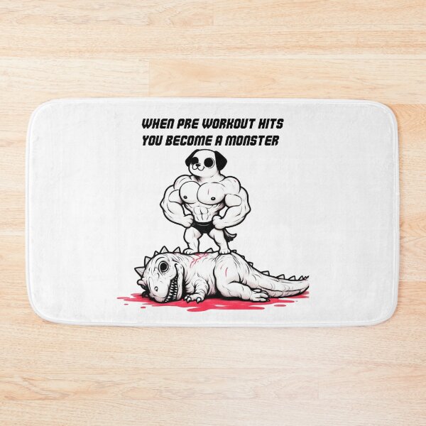 Item preview, When Pre Workout Hits: Muscle Dog designed and sold by LemuellTrends.