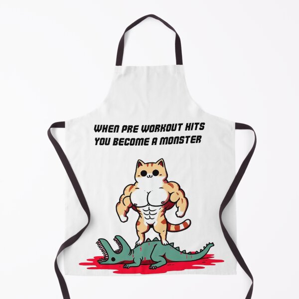 Item preview, When Pre Workout Hits: Muscle Cat designed and sold by LemuellTrends.