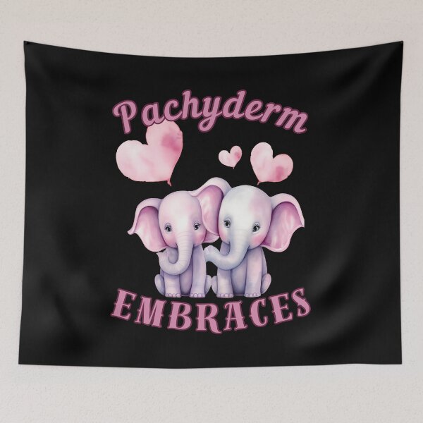 Item preview, Pachyderm Embraces. elephant face designed and sold by ElephantVibes.