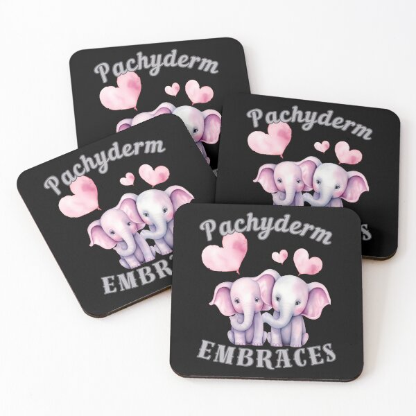 Item preview, Pachyderm Embraces. elephant portrait designed and sold by ElephantVibes.