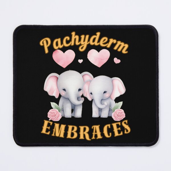 Item preview, Pachyderm Embraces. watercolor elephant designed and sold by ElephantVibes.
