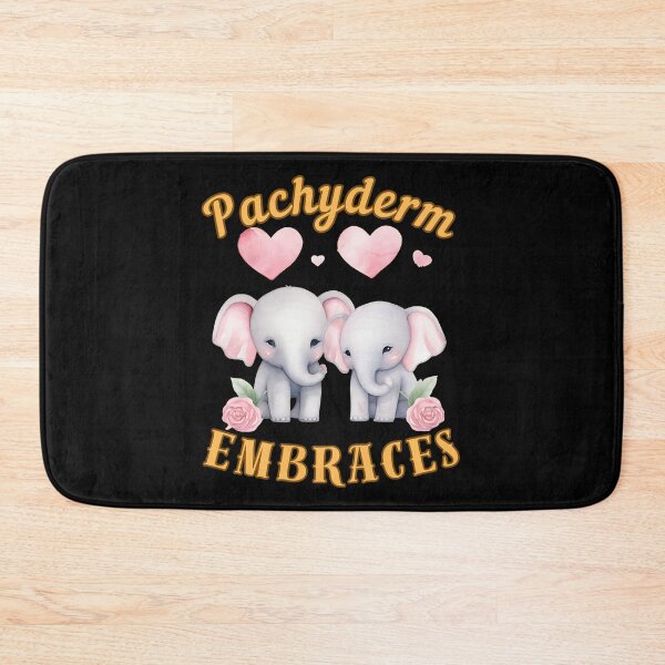 Item preview, Pachyderm Embraces. watercolor elephant designed and sold by ElephantVibes.