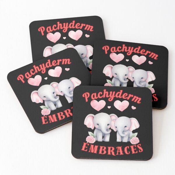 Item preview, Pachyderm Embraces. happy elephant designed and sold by ElephantVibes.