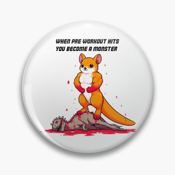 Item preview, When Pre Workout Hits: Muscle Kangaroo designed and sold by LemuellTrends.