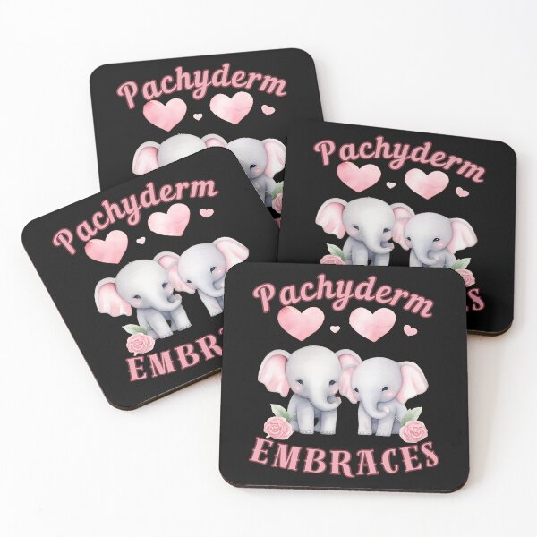 Item preview, Pachyderm Embraces. elephant quote designed and sold by ElephantVibes.