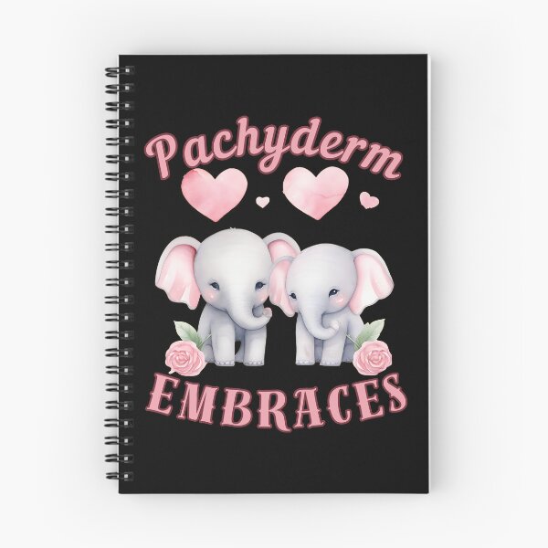 Item preview, Pachyderm Embraces. elephant quote designed and sold by ElephantVibes.