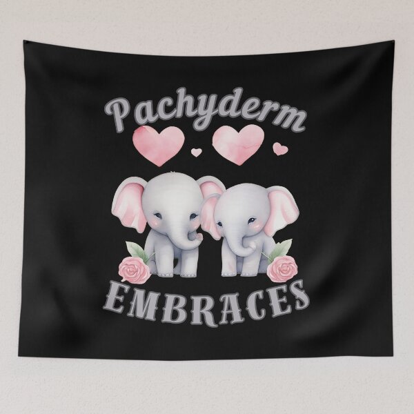 Item preview, Pachyderm Embraces. Flower elephant designed and sold by ElephantVibes.