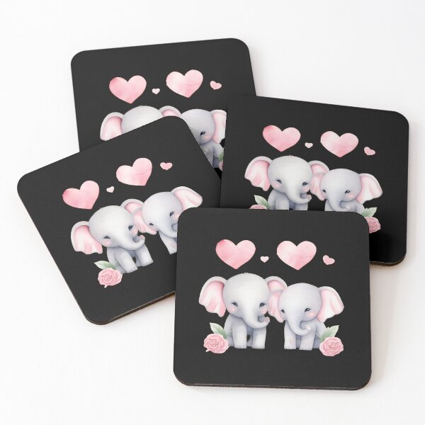 Item preview, Valentine Elephant designed and sold by ElephantVibes.
