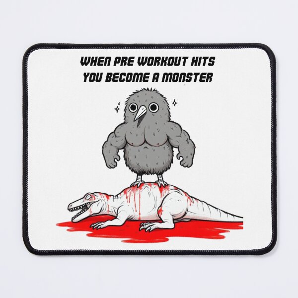Item preview, When Pre Workout Hits: Muscle Kiwi designed and sold by LemuellTrends.
