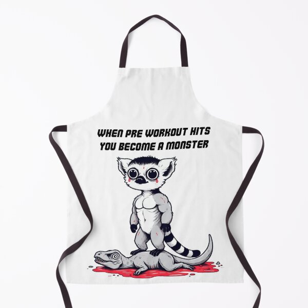 Item preview, When Pre Workout Hits: Muscle Lemur designed and sold by LemuellTrends.