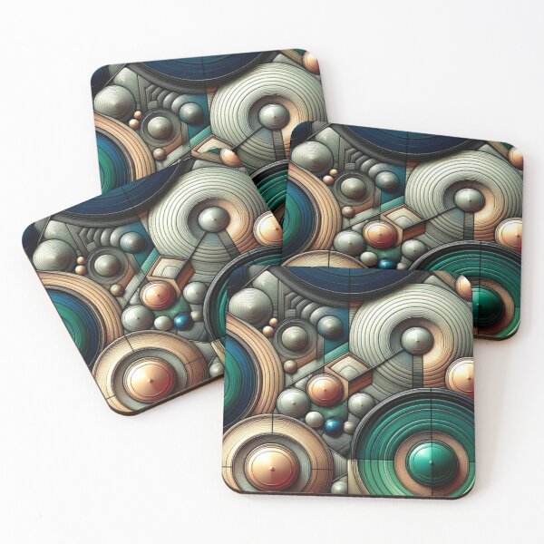 Item preview, Abstract Mechanical Artistry Green And Gold Design Volume 2 designed and sold by mymagicstoreus.