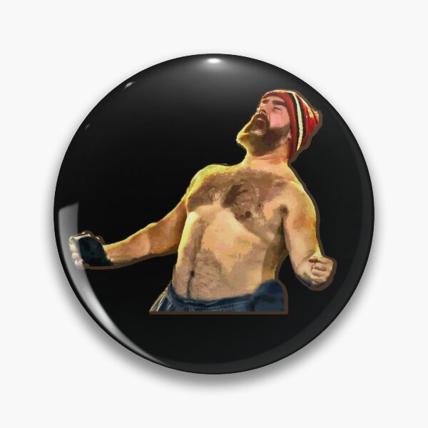 Item preview, Jason Kelce at Chiefs-Bills game designed and sold by Signs for Dark Times.