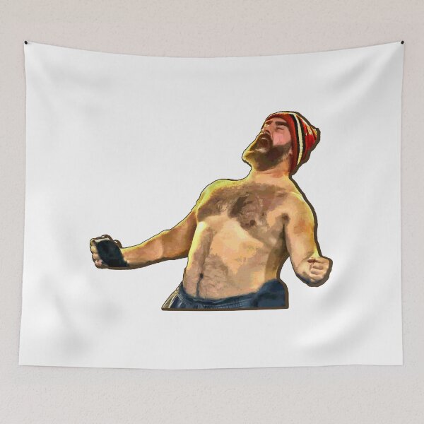 Item preview, Jason Kelce at Chiefs-Bills game designed and sold by Signs for Dark Times.