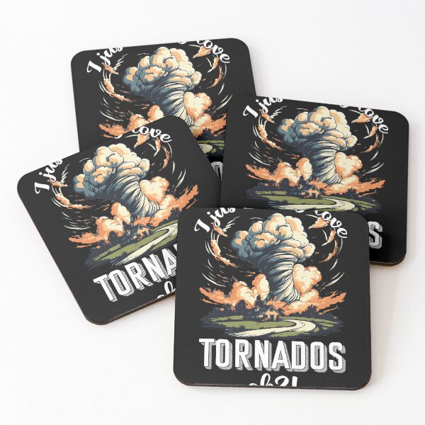 Aperçu de l'œuvre J'adore vraiment les tornades, OK ! créée et vendue par Jazz Bishop’s Tornado Alley Tees.
