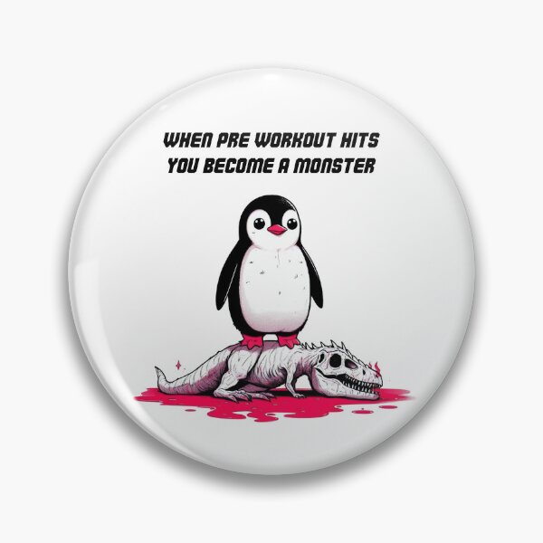 Item preview, When Pre Workout Hits: Penguin designed and sold by LemuellTrends.