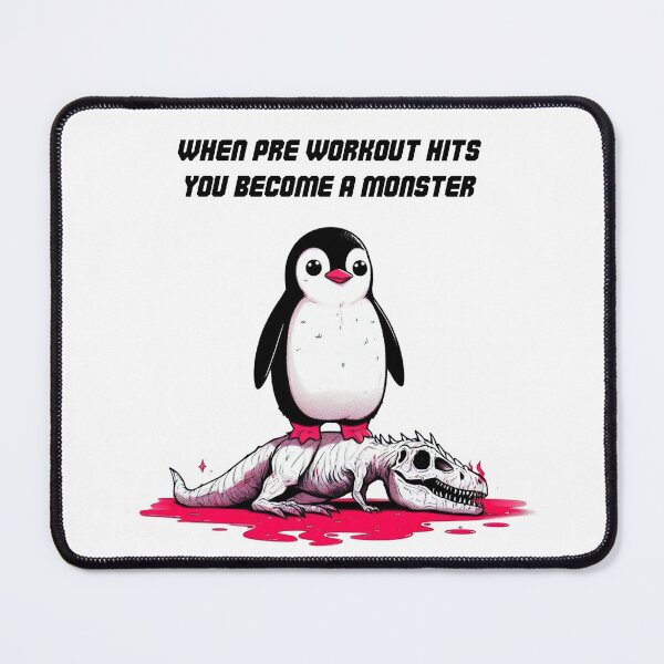 Item preview, When Pre Workout Hits: Penguin designed and sold by LemuellTrends.