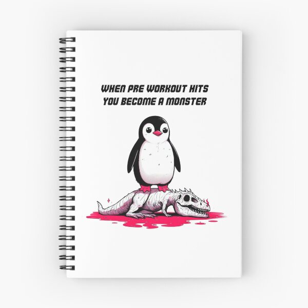 Item preview, When Pre Workout Hits: Penguin designed and sold by LemuellTrends.