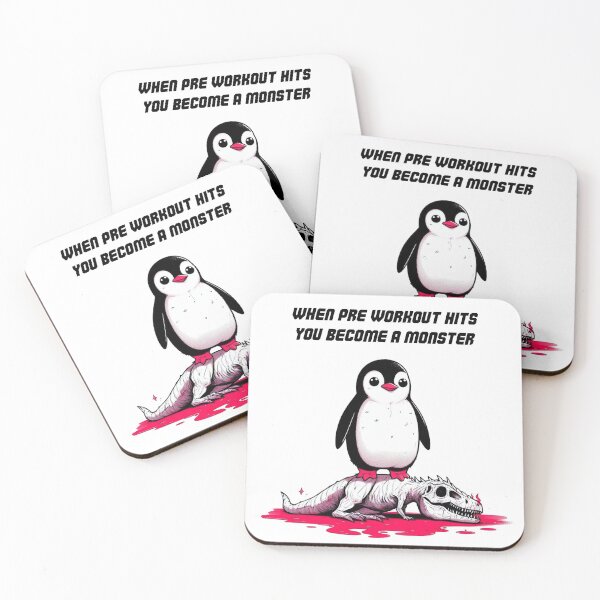 Item preview, When Pre Workout Hits: Penguin designed and sold by LemuellTrends.