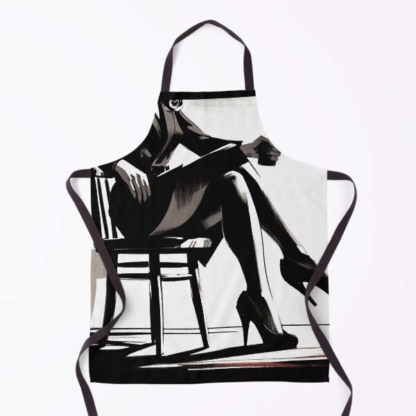 Item preview, Noir Woman`s legs on the Chair [Vintage, Retro] designed and sold by RESToRAPTOR.