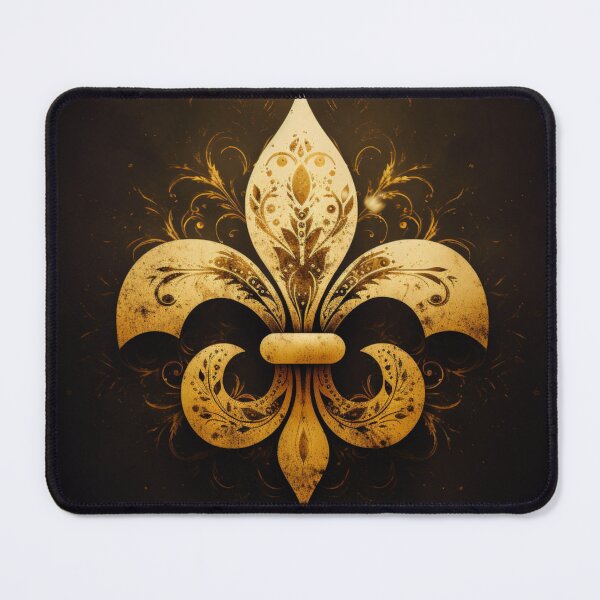 Item preview, Fleur De Lis Art | Black and Gold 3 designed and sold by willdunphey.