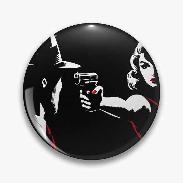 Item preview, Noir Femme Fatale: Aiming at the Men [Vintage, Retro] designed and sold by RESToRAPTOR.