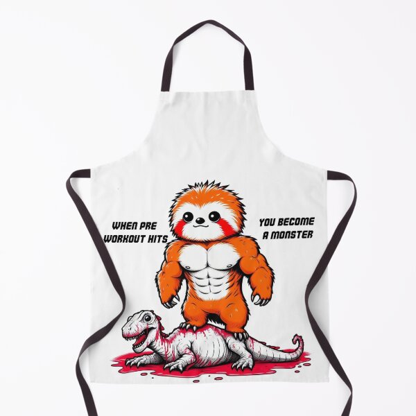 Item preview, When Pre Workout Hits: Muscle Sloth designed and sold by LemuellTrends.