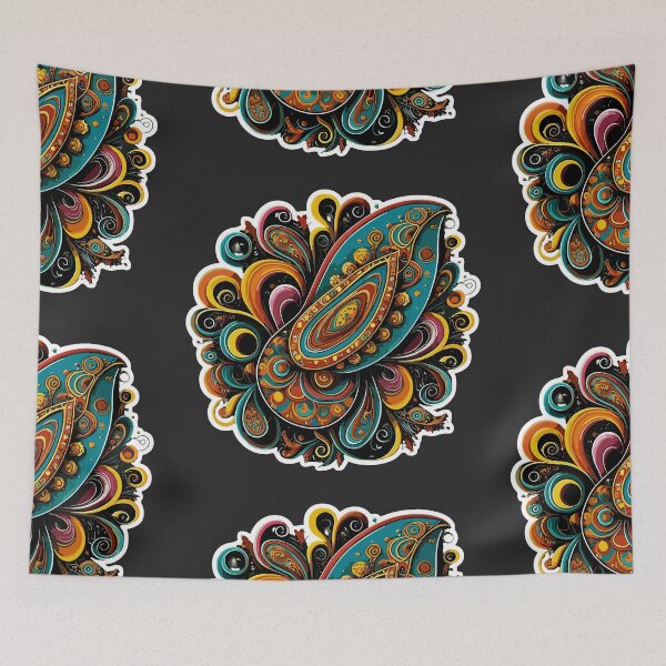Item preview, Paisley Colors of Elegance  designed and sold by PopezBiz.