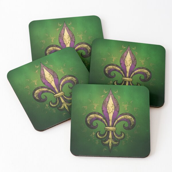 Item preview, Fleur De Lis | Golden Green Celebration designed and sold by W Designs.