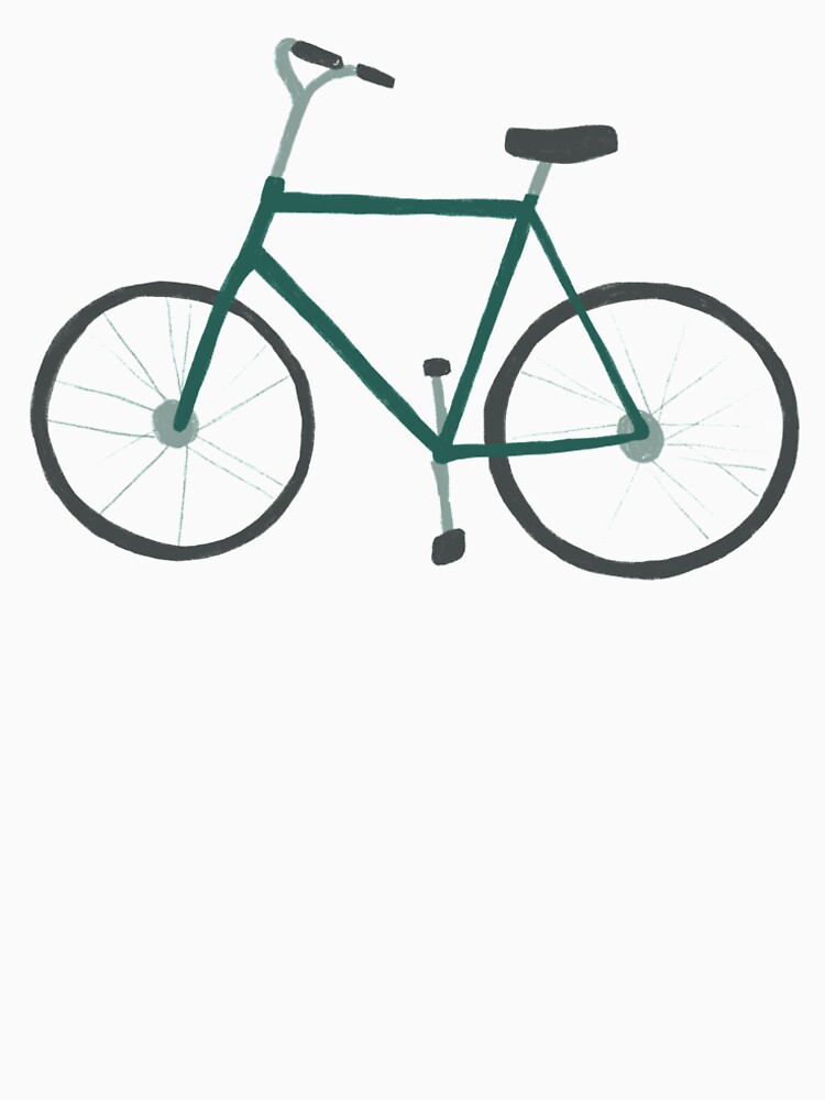 Charming green bicycle pattern by shoshannahscrib