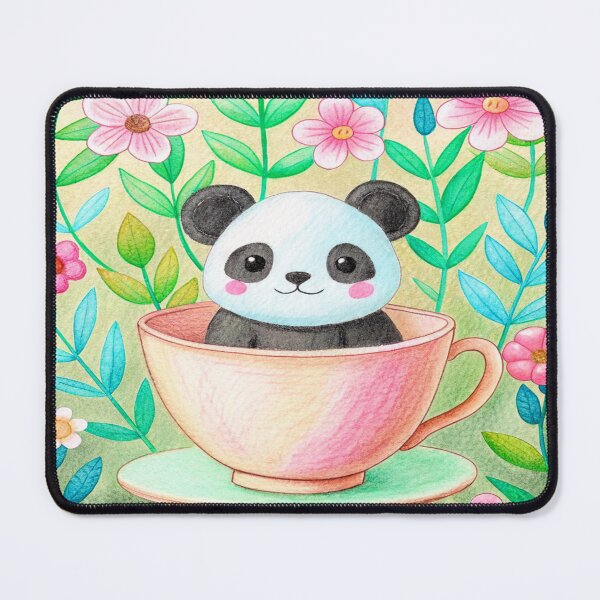 Item preview, Panda Haven: Bamboo Bliss and Tranquil Teacup designed and sold by CutesyKoala.