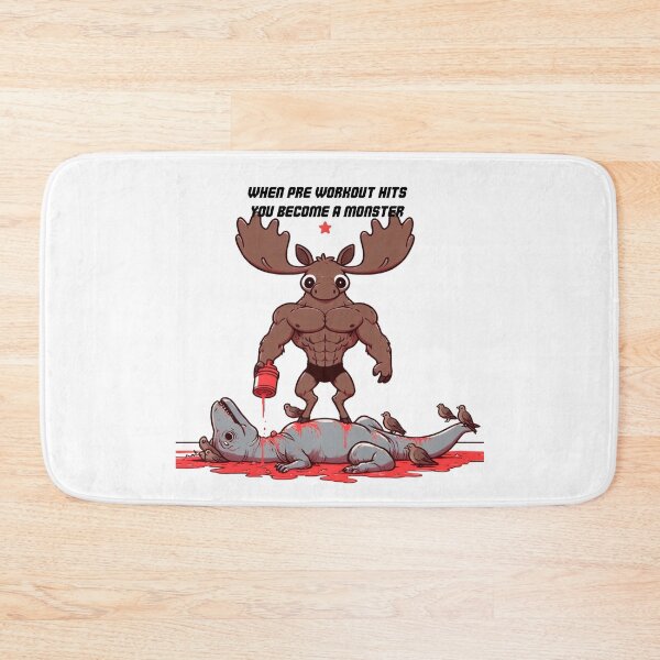 Item preview, When Pre Workout Hits: Muscle Moose designed and sold by LemuellTrends.