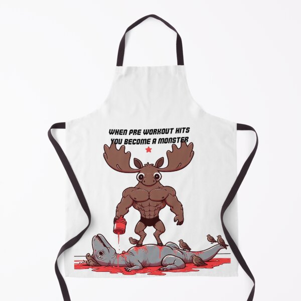 Item preview, When Pre Workout Hits: Muscle Moose designed and sold by LemuellTrends.