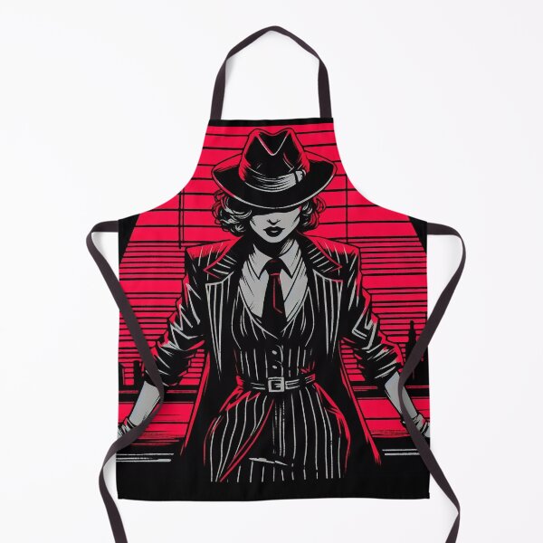 Item preview, Noir Mafia Girl in the Night Bar [Vintage, Retro] designed and sold by RESToRAPTOR.