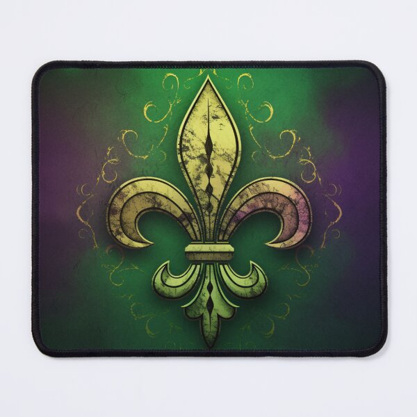 Item preview, Fleur De Lis | Green and Purple Majesty designed and sold by willdunphey.