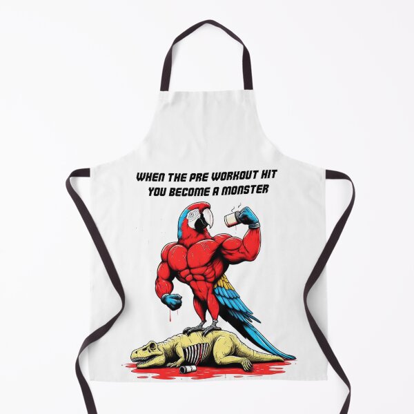 Item preview, When Pre Workout Hits: Muscle Macaw designed and sold by LemuellTrends.