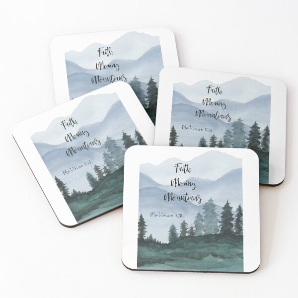 Item preview, Faith can move mountain, Christian Bible Verses, Matthew 17:20, Jesus moving mountains, Faith in Jesus designed and sold by jewels702.