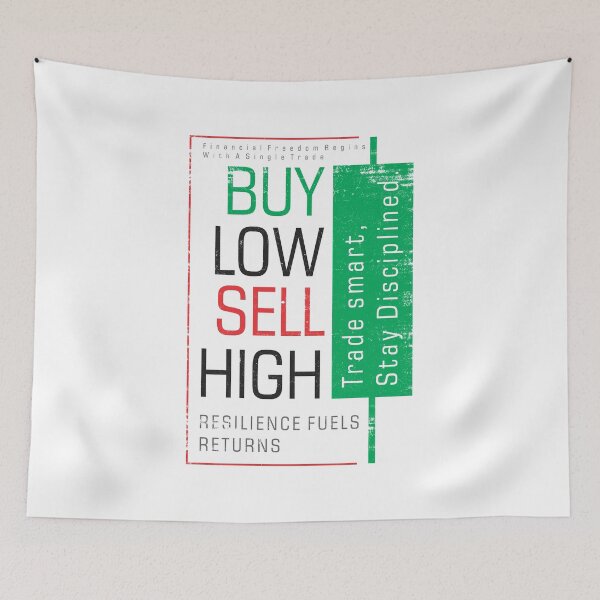 Item preview, stock market motivational designed and sold by CropWear.