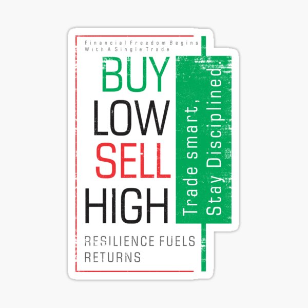 Item preview, stock market motivational designed and sold by CropWear.