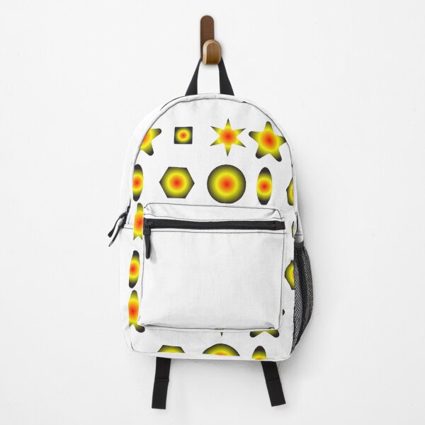 Item preview, Red yellow and black multi color shapes pattern designed and sold by AMK-artworld.