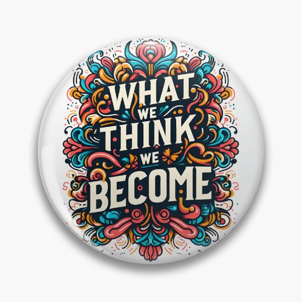 Item preview, What we think we become, typography designed and sold by maxmaj.